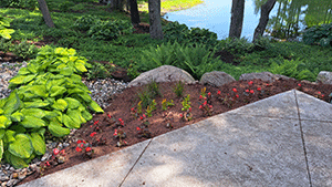 residential landscape maintenance central michigan